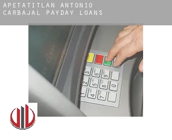 Apetatitlán Antonio Carbajal  payday loans
