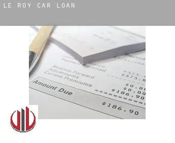 Le Roy  car loan