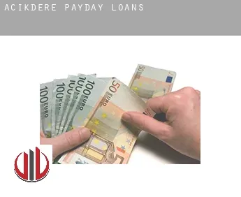 Açıkdere  payday loans