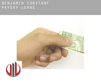 Benjamin Constant  payday loans