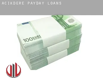 Açıkdere  payday loans