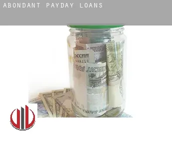 Abondant  payday loans