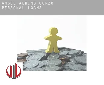 Ángel Albino Corzo  personal loans