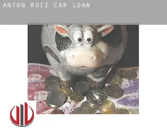 Antón Ruiz  car loan