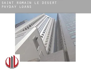 Saint-Romain-le-Desert  payday loans