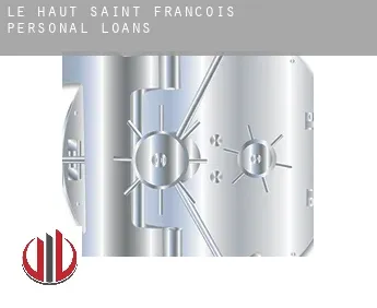 Le Haut-Saint-François  personal loans