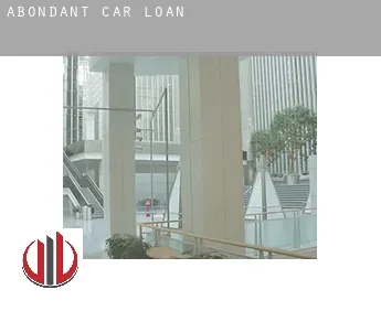 Abondant  car loan